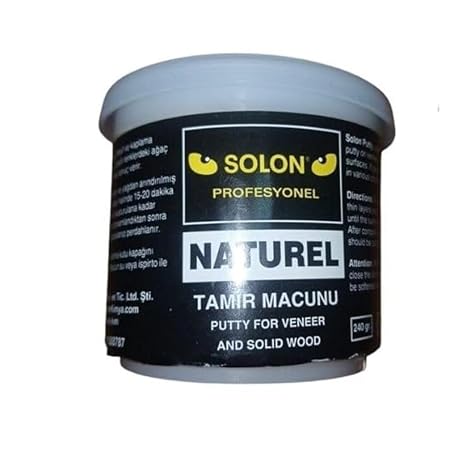 solon Ahşap Masif ve kaplama Tamir Macunu Naturel 240 Gr.