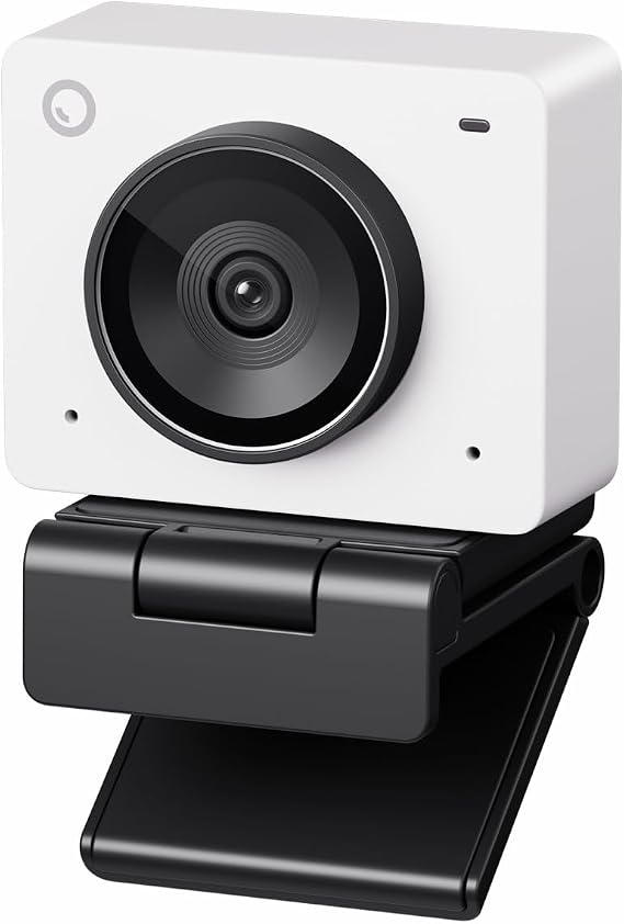 OBSBOT Meet 2 – 4 K web kamerası, 1/2 inç sensörlü, AI çerçeveli ve otomatik odaklama, güzellik modu, hafif, HDR, mikrofonlu web kamerası, 60 FPS, yayın, konferanslar, oyunlar vb. için web kamerası