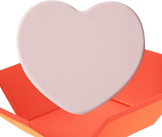 Portable Mirror Heart Shaped Compact Tool