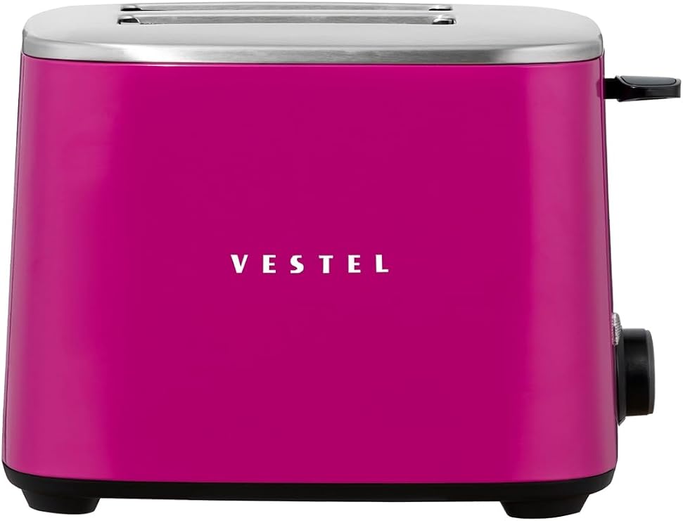 Vestel RETRO Pembe Ekmek Kızartma Makinesi