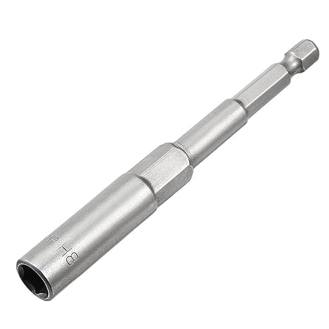TA-VIGOR 1/4 inch 8mm Nut Setter Driver Drill Bit, 100mm Hex Socket