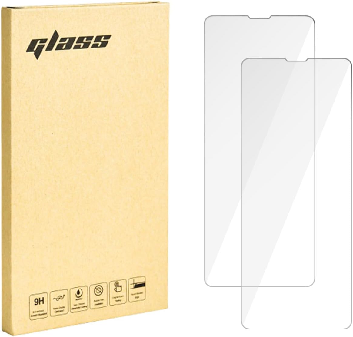 Glass Screen Protector compatible with Vasco Translator V4, Tempered Glass, High Definition, 2-Pack