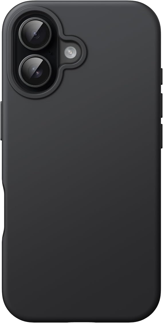 JETech Silicone Case for iPhone 16, Black