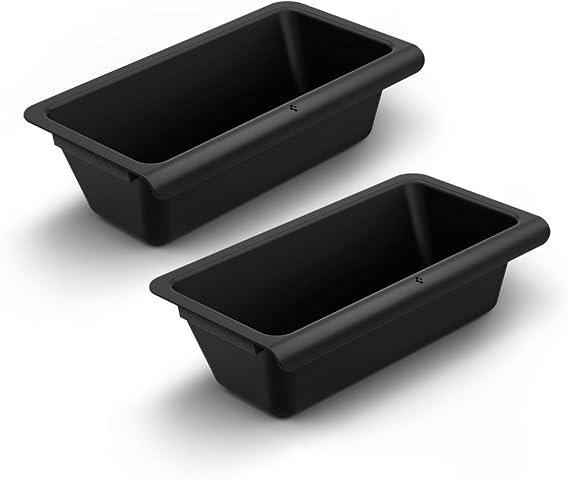 Spigen Tesla Model Y [2-Pack] Under Seat Storage Box Organizer, Hidden Tray