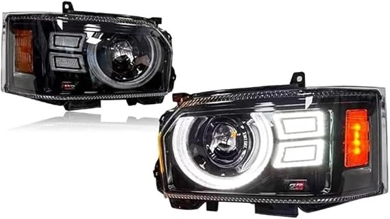 Head Lamp Compatible For Toyota Hiace Headlight 2005-2018 Headlights Hiace DRL Turn Signal High Beam Angel Eye Projector Lens