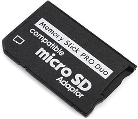 Micro SD to Pro Duo Memory Stick Adapter, Compatible with Sony PSP