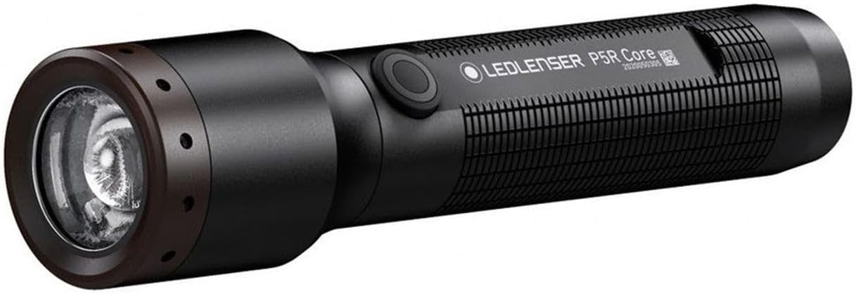Ledlenser P5R Core LED Flashlight, USB Rechargeable, Black, Small