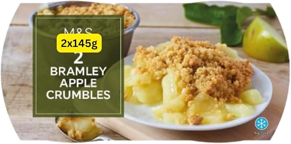 Bramley Apple Crumbles Markandspencers (2x145g)