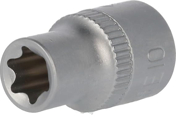 BRILLIANT TOOLS BT021835 3/8 Inch Torx Socket Spanner Insert 28 mm E10 [Powered by KS Tools]