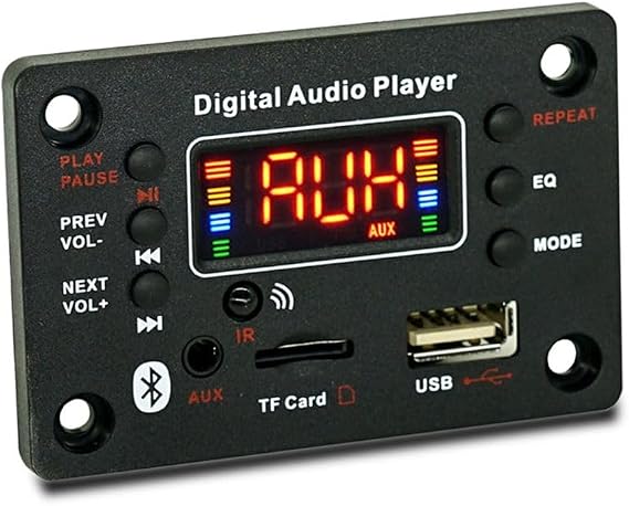 Bluetooth Module Car Audio MP3 Decoder Board Power Amplifier External Microphone Function