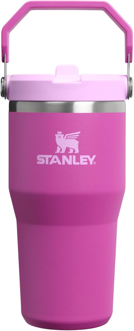 STANLEY Classic IceFlow Stainless Steel Tumbler with Straw, Vacuum Insulated Water Bottle for Home, Office or Car, Reusable Cup with Straw Leakproof