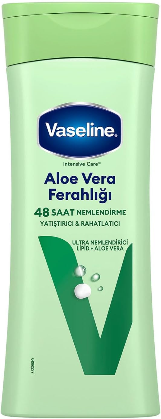 Vaseline Vücut Losyonu Aloe Vera Ferahlığı Kuru Ciltler İçin 400 ml