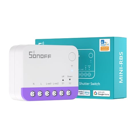 SONOFF Mini-RBS Matter Akıllı Panjur Kontrol Rölesi | Mini-RBS