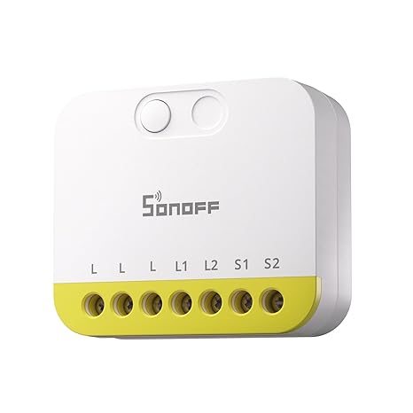 SONOFF Mini-ZB2GS-L Duo Nötrsüz ZigBee 2 Kanallı Akıllı Röle | Mini-ZB2GS-L