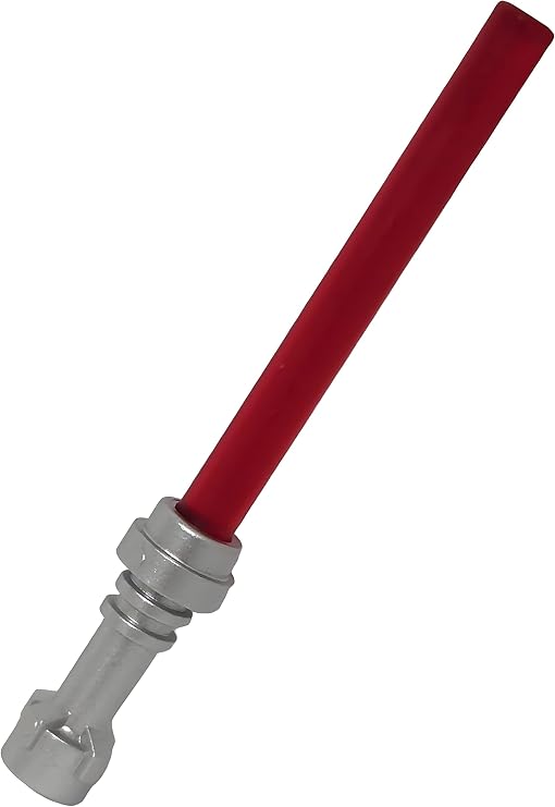 LEGO Accessories: Star Wars Replacement Red Lightsaber (Trans-red) - for Minifigs