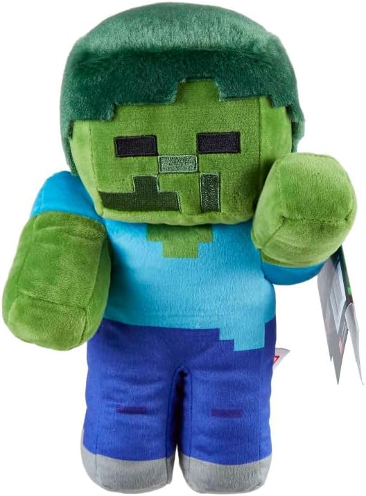 Minecraft Basic Plush Character Soft Dolls, Video Game-Inspired Collectible Toy Gifts for Kids & Fans Ages 3 Years Old & Up