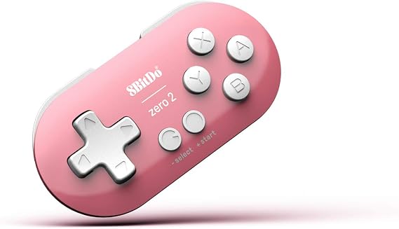 8bitdo Zero 2 ゲームコントローラー Bluetooth ワイヤレス Windows Android macOS RaspberryPi Steam ピンク Edition
