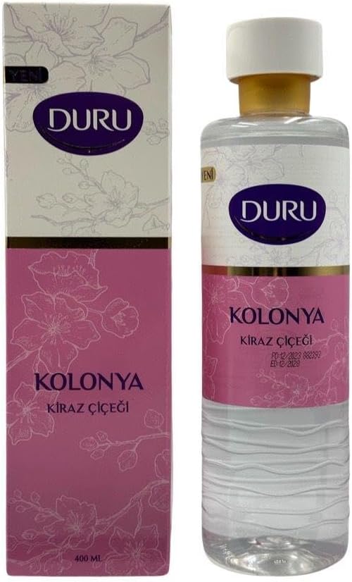 DURU Kiraz Çiçeği Kolonyası, Pet Şişe, 400 Mililitre