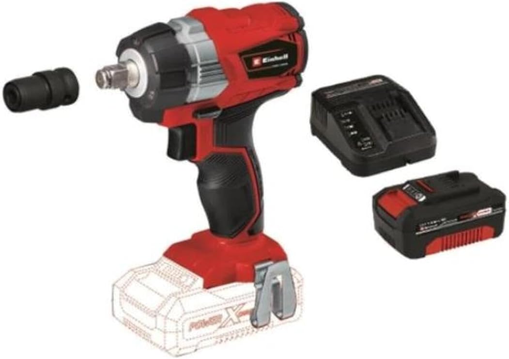 Einhell Tp-Cw 18 Li Bl Akülü Şarjlı Somun Sıkma Kömürsüz + 4.0 Ah Starter Kit