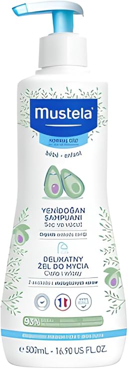 Mustela Gentle Cleansing Gel Yenidoğan Şampuanı, 500 ml