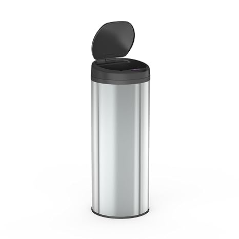FLINQ Peak 50L Smart Sensor Bin - Silver