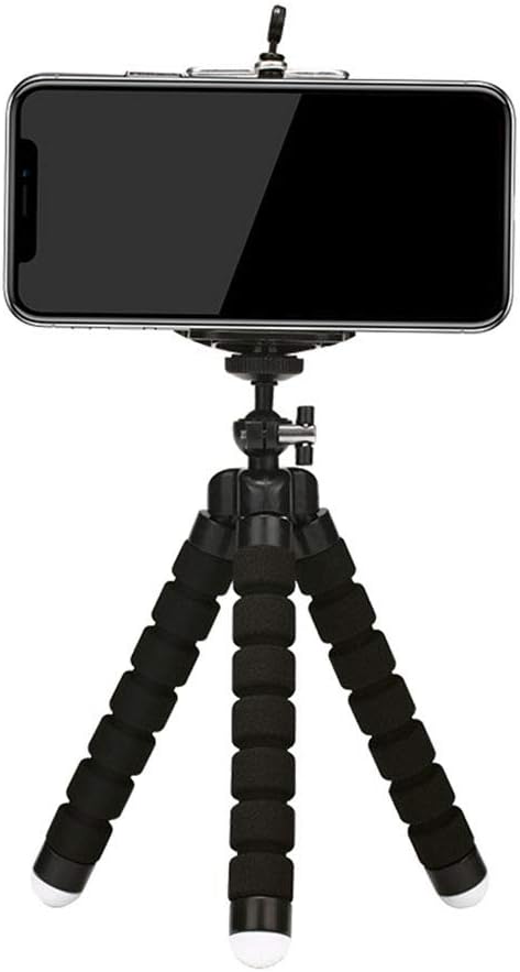 Mini Tabletop & Travel Tripods for Smartphone Phone Camera with Phone Mount 55mm-85mm Lightweight Cellphone Stand