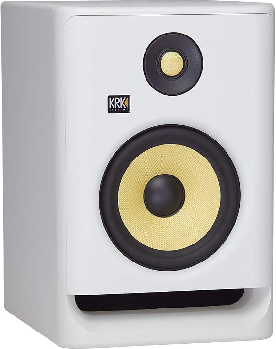 KRK RP7 Rokit 7 G4 Professional Bi-Amp 7" Powered Studio Monitor White Noise