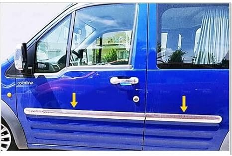 EBAL OTO AKSESUAR Krom Yan Kapı Çıtası 4 Kapı 2002-2014 P. Çelik Ford Connect ile uyumlu