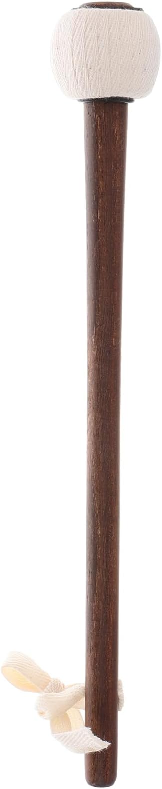 Abaodam Gong Mallet with Wood Handle Wooden Gong Stick for Gongs Xylophones and Percussion Instruments Comfortable Grip 9.84 in Length 1 X Wooden Stick