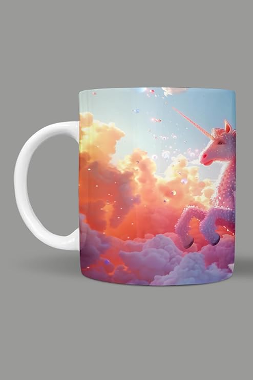 3 Boyutlu Renkler Temalı Kupa, 330 ml, Beyaz FIZELLO-MUG-172-colorful-3d FIZELLO-MUG-172-colorful-3d