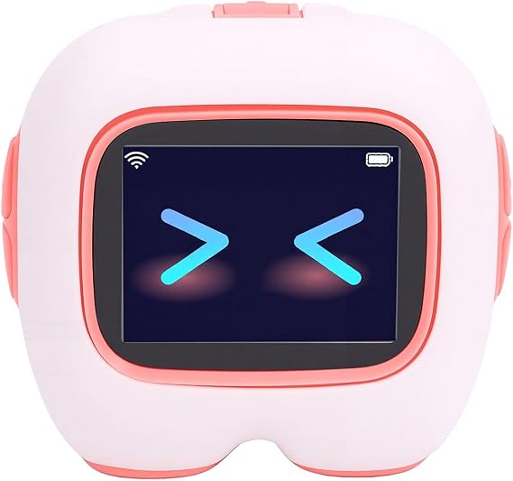 AI Companion Robot, Interactive Desktop AI Robot (Pink)