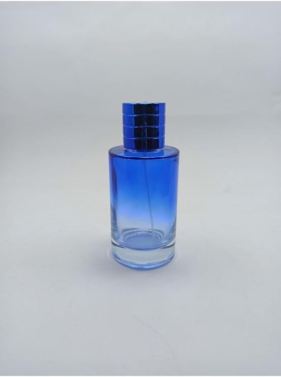 Boş Tekrar/Kolay Doldurulabilir Parfüm/Kolonya Şişesi 100 ml Mavi Degradeli Rengi