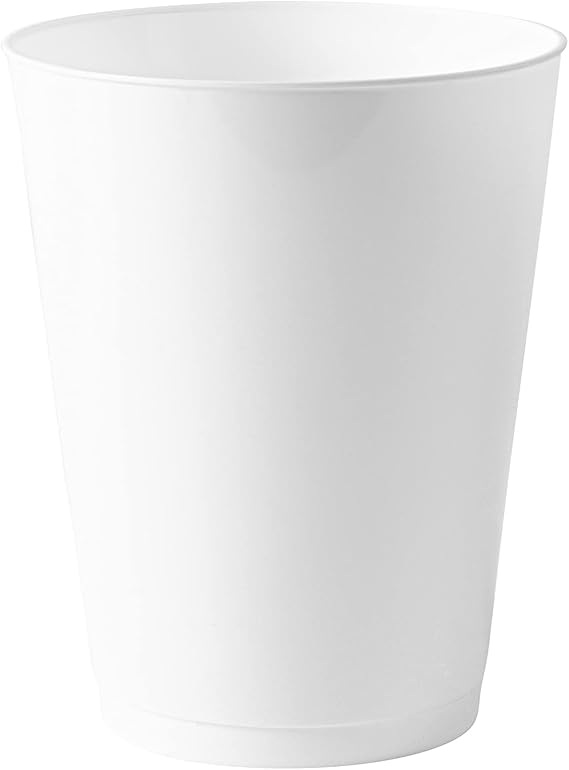 Plasticpro Disposable 12 oz White Plastic Tumblers for Party's & Weddings pack of 20