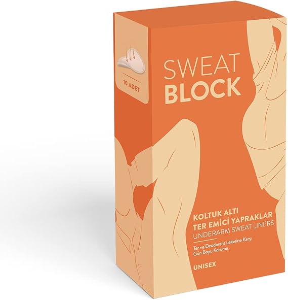 Sweat Block Koltuk Altı Ter Emici Yapraklar 10 Adet