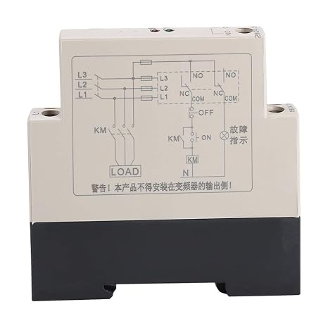 Phase Sequence Protector, JVRD6 Phase Sequence Protection Relay Monitoring Voltage Control Device With 2 Indicator Light