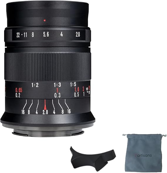 7Artisans Canon RF Dağı için 60mm F2.8 Mark II Makro MF Lens, EOS-R/R3/RP/R5/R6 Kameralar için Aracı