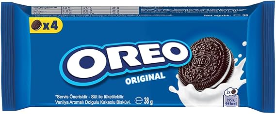Oreo Kakaolu Vanilya Kremalı Bisküvi 38g