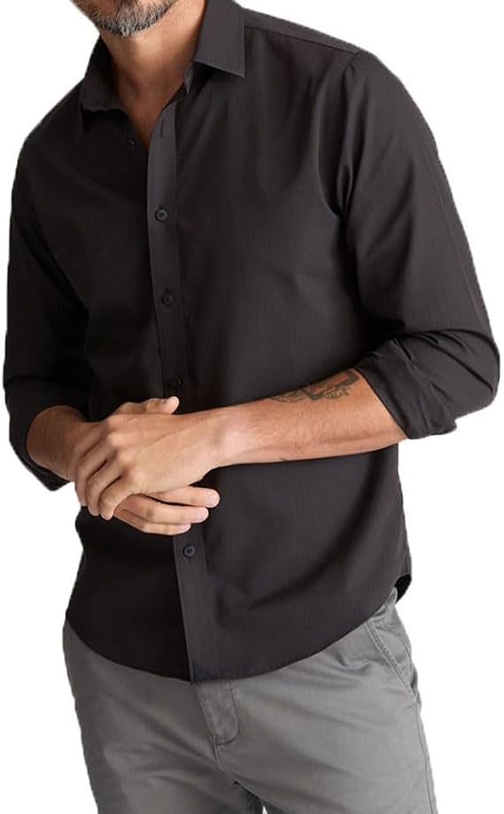 UNTUCKit Men's Wrinkle Free Stone Shirt Shirt (Pack of 1)