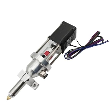 Compatible For DIY Ceramic And Clay 3D Printers, Funssor Paste Extruder Assembly Kit With 2mm Nozzle And 12V/24V Heater(No heater,24V 50W)