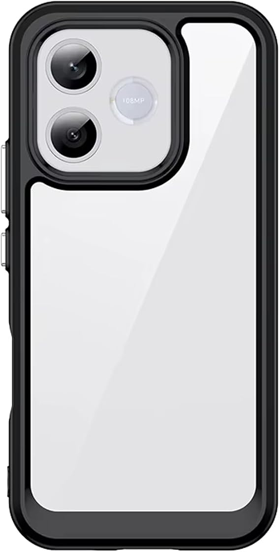 Microcase Honor 600 Lite Shield Serisi Darbeye Dayanıklı Yarı Esnek Plastik Tpu Kılıf Siyah - AL8100