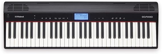 Roland GO:PIANO | GO-61P Entry-Level Portable 61-Note Digital Piano | Wireless Smartphone Connection