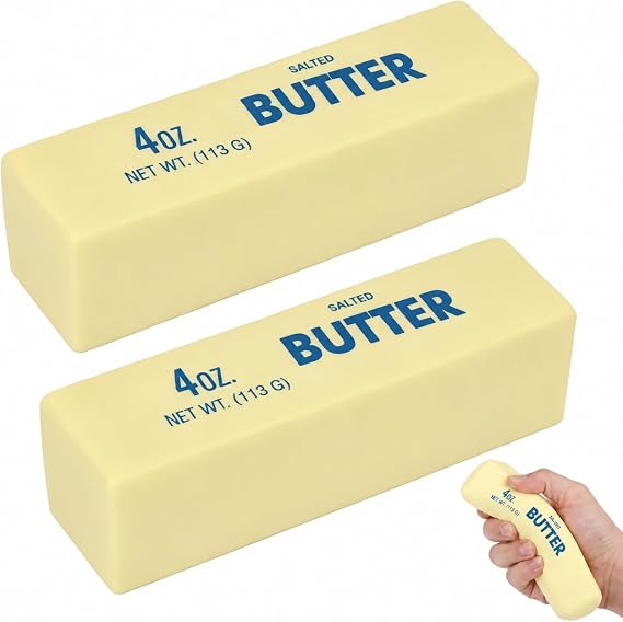 Butter Squishy Big,2Pcs Big Butter Squishy for Adult Stress Relief