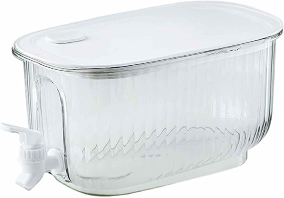 Juice Dispenser - 4L Water Tank for Refrigerator, Drink Dispenser