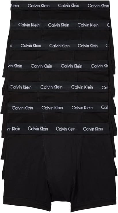 Calvin Klein Men's Cotton Stretch 7-pack Trunk Trunks (pack of 7)