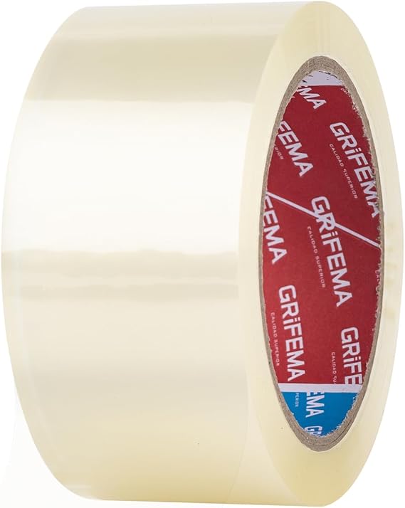 GRIFEMA GA4003-1 Packing Tape 66 m x 50 mm 1 Roll Transparent