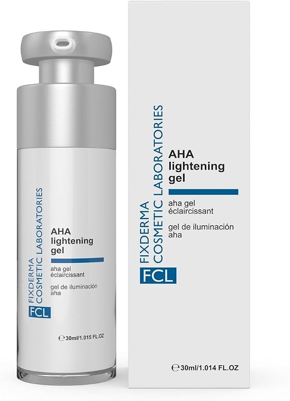 FCL 10% Glycolic Acid + 2% Alpha Arbutin AHA LIGHTENING GEL Serum for Skin lightening | Cream for Dark Spot on Face | AHA Serum for Men & Women | Paraben free - 1.01 FL. OZ
