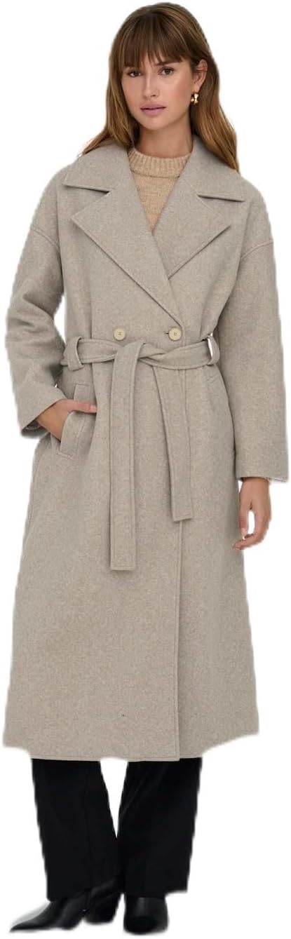 ONLY ONLINGRID OVERSIZED BELTED COAT CC OTW Dış Giyim Kadın