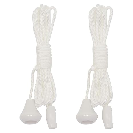 2pcs Replacement Cord Pull for Ceiling Switch,Nylon Pull Cord Light Switch