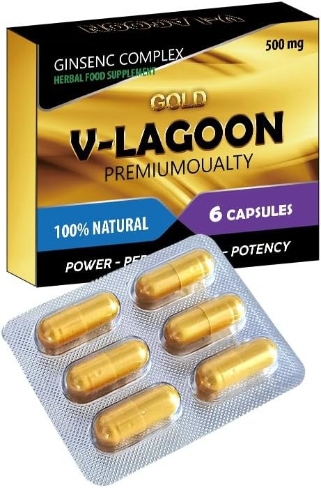 Gold-New Stronger for Longer Formula for Men - Ultra Strong Performance Enhancing Pills, Stamina Endurance Booster RED Supplement Pills for Men - 6