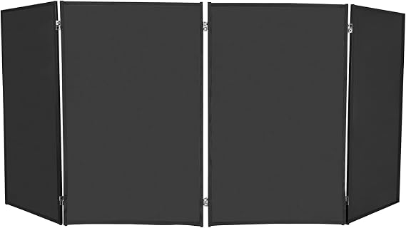 DJ Foldable Booth Panels, Portable Facade Event, Cover Screen for Party Sites, Concerts, Music Festivals